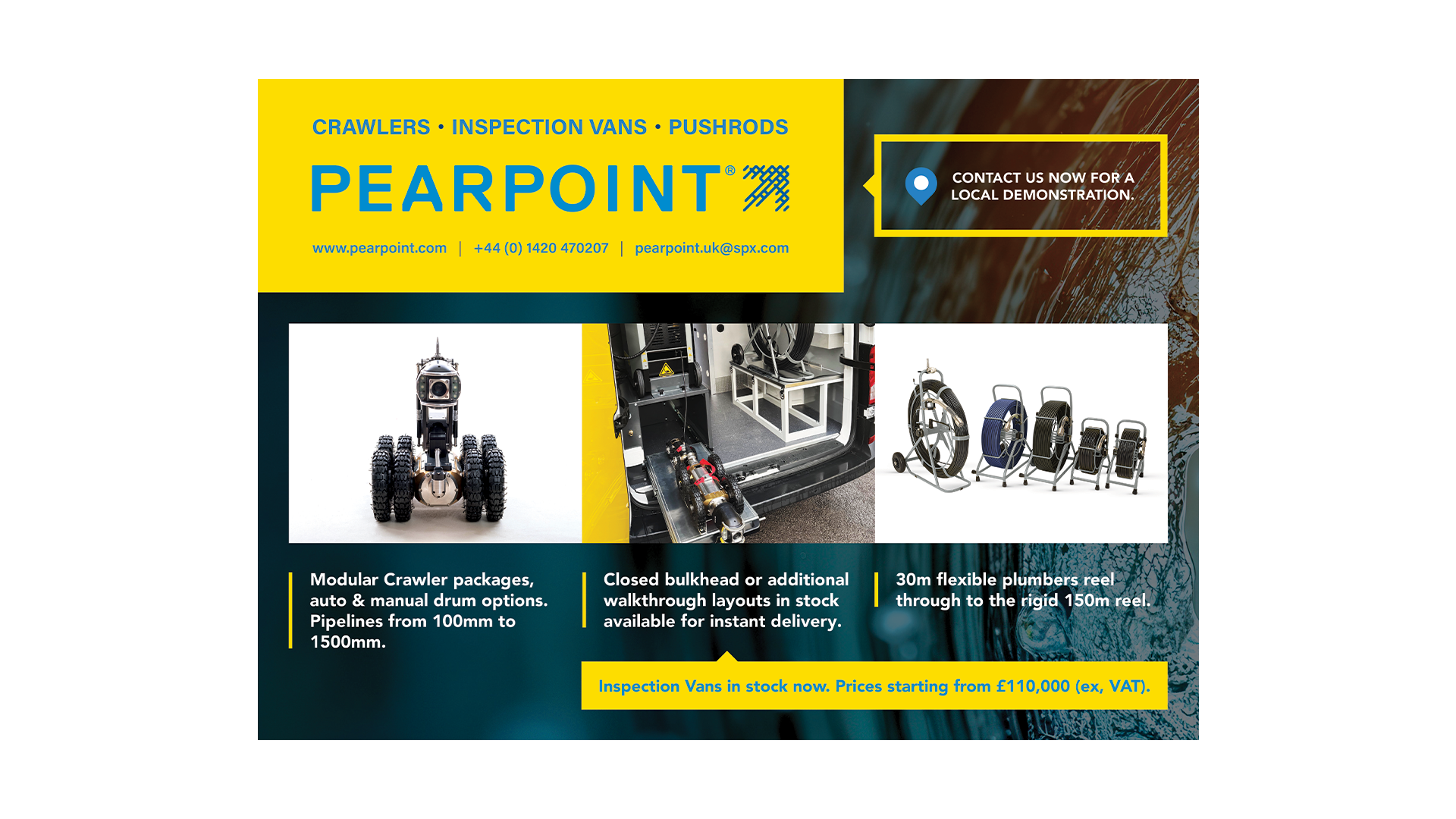 PEARPOINT half-page advert